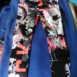 2 For $15 Sugar Skull Tik Tok Yoga Pants